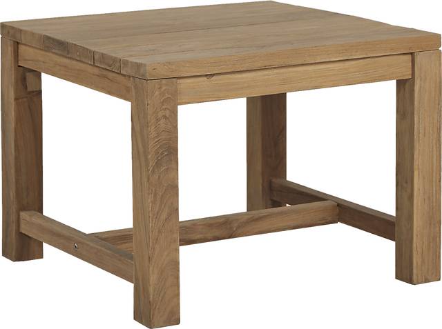 Siesta Key Teak Outdoor End Table - Thumbnail - Image 1
