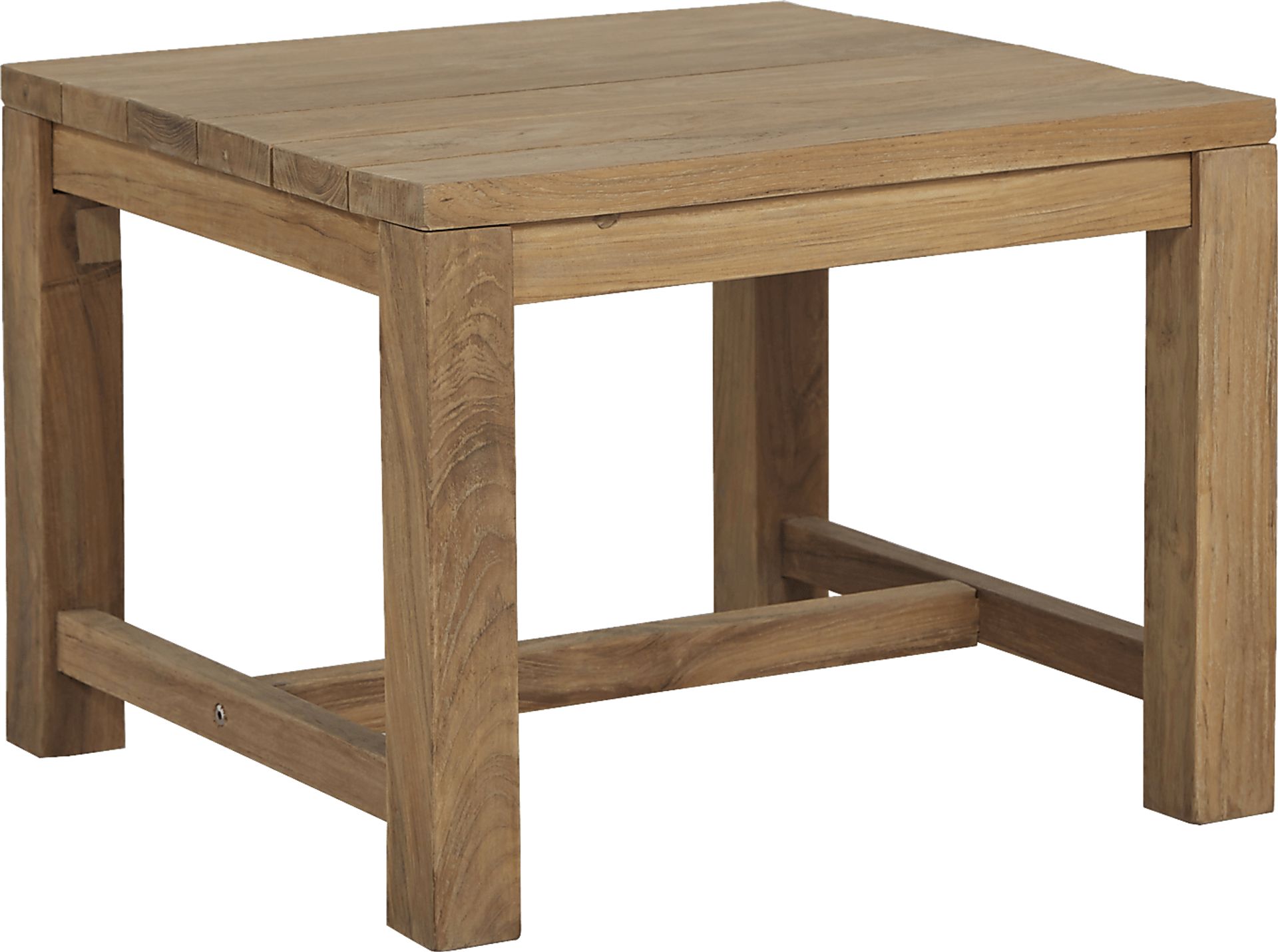 Siesta Key Teak Outdoor End Table - Image 1