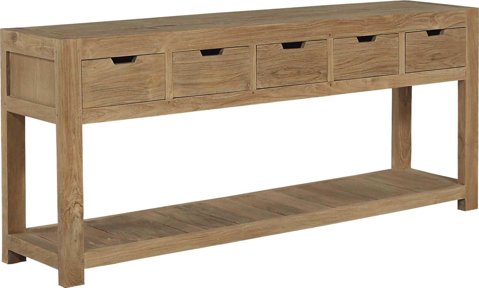 Siesta Key Teak Outdoor Sofa Table - Image 1