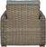 Siesta Key Driftwood Outdoor Chair with Seafoam Cushions