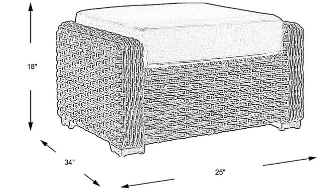 Dimension Image. Please refer to the Dimension Tab on this page for dimension details.