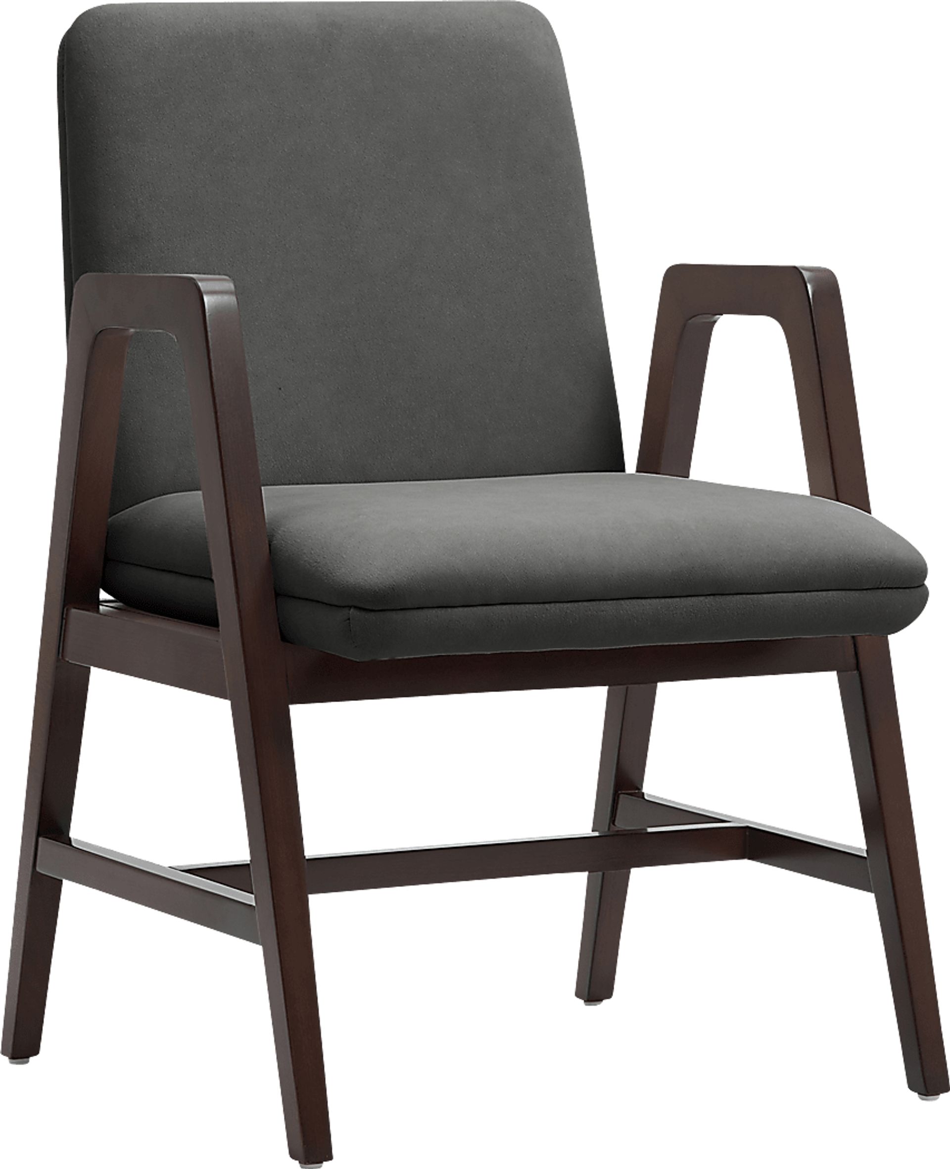 Signett Dark Gray Arm Chair - Image 6