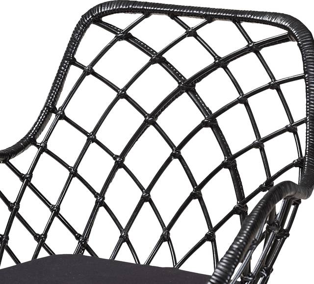 Sigourney Black Dining Chairs, Set of 2 - Thumbnail - Image 5