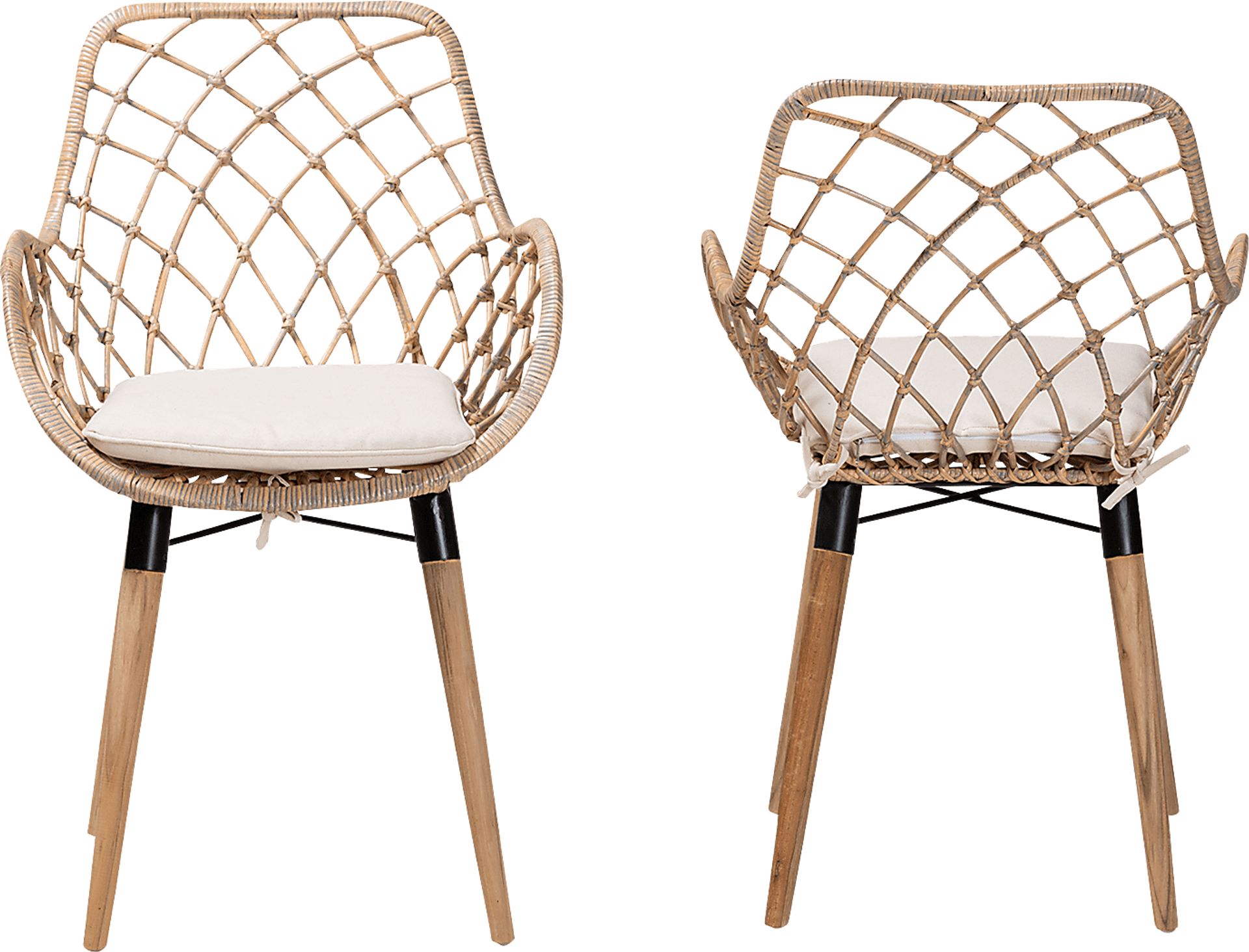Sigourney Natural Dining Chair, Set of 2 - Image 3