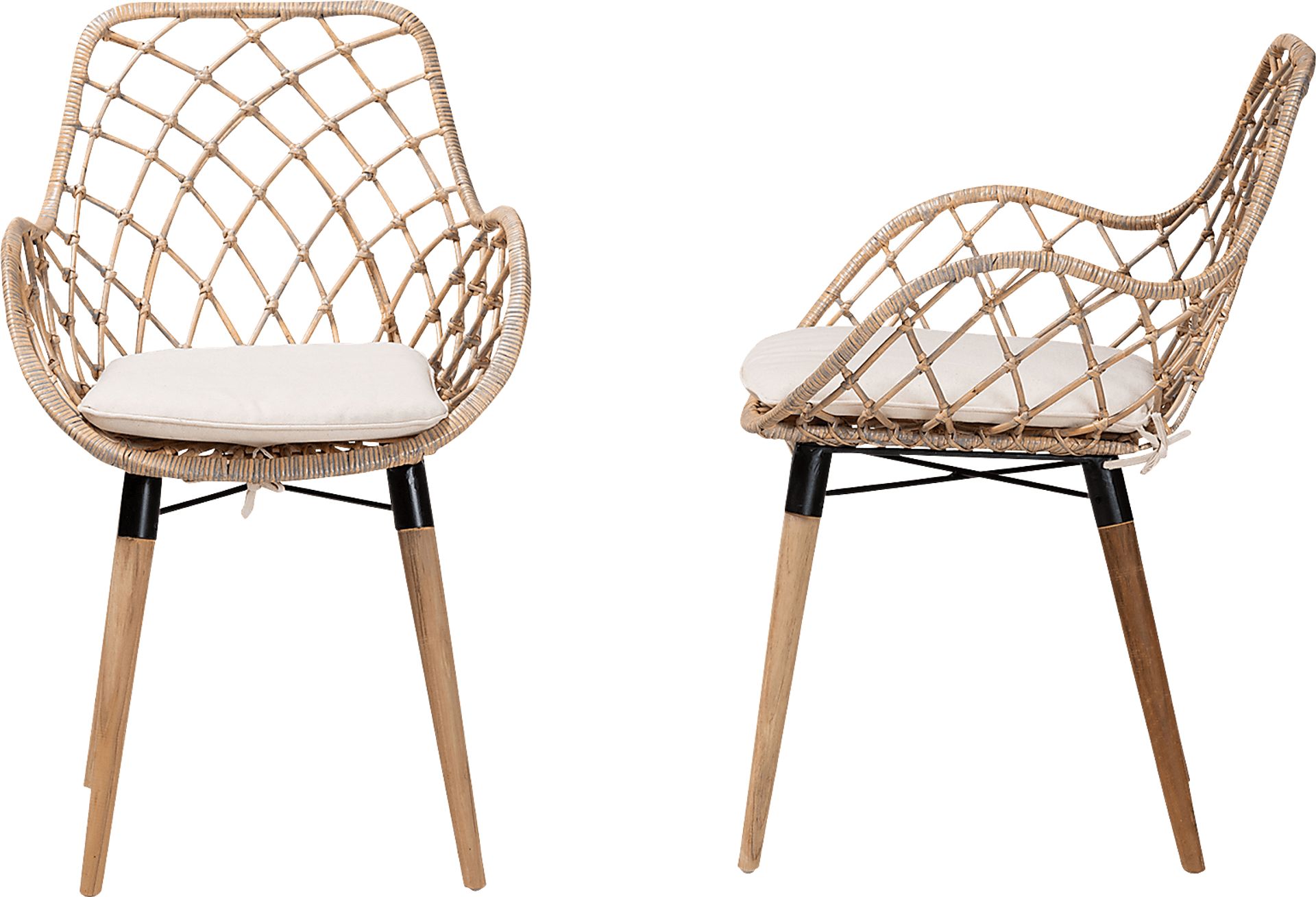 Sigourney Natural Dining Chair, Set of 2 - Image 4