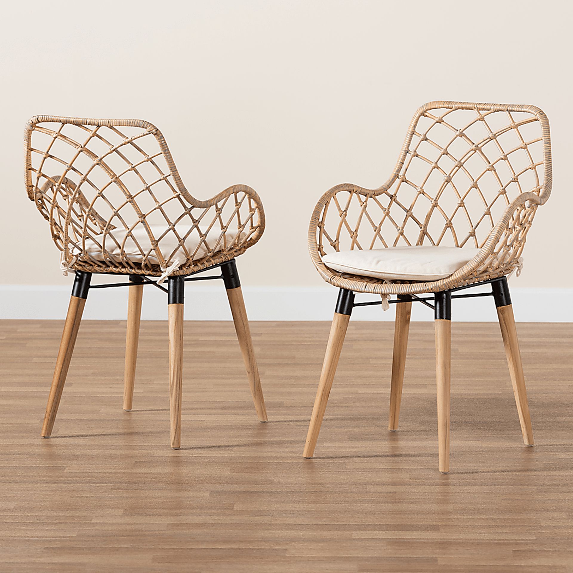 Sigourney Natural Dining Chair, Set of 2 - Image 8