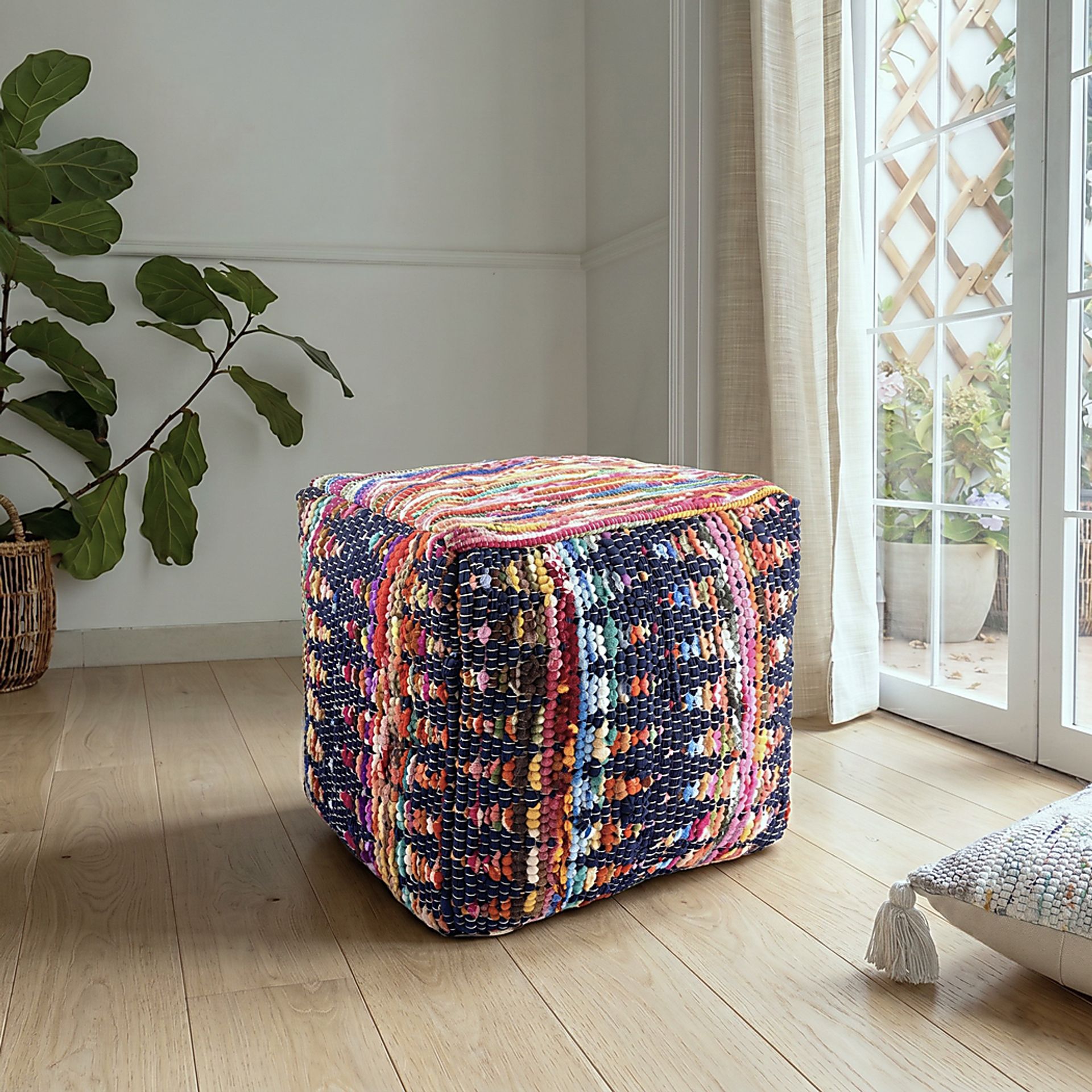 Sihle Denim Pouf - Image 6