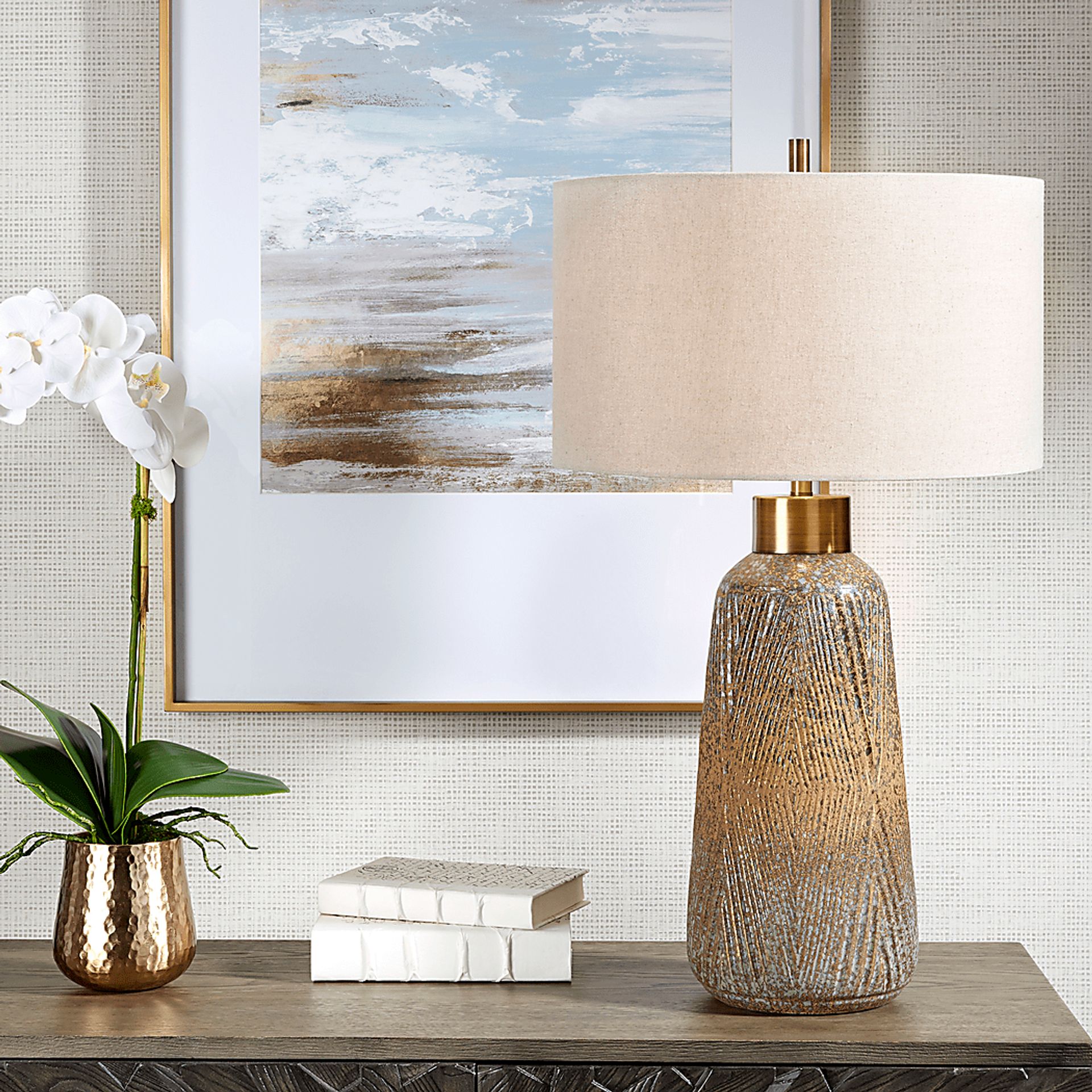 Silas Loop Blue Lamp - Image 2