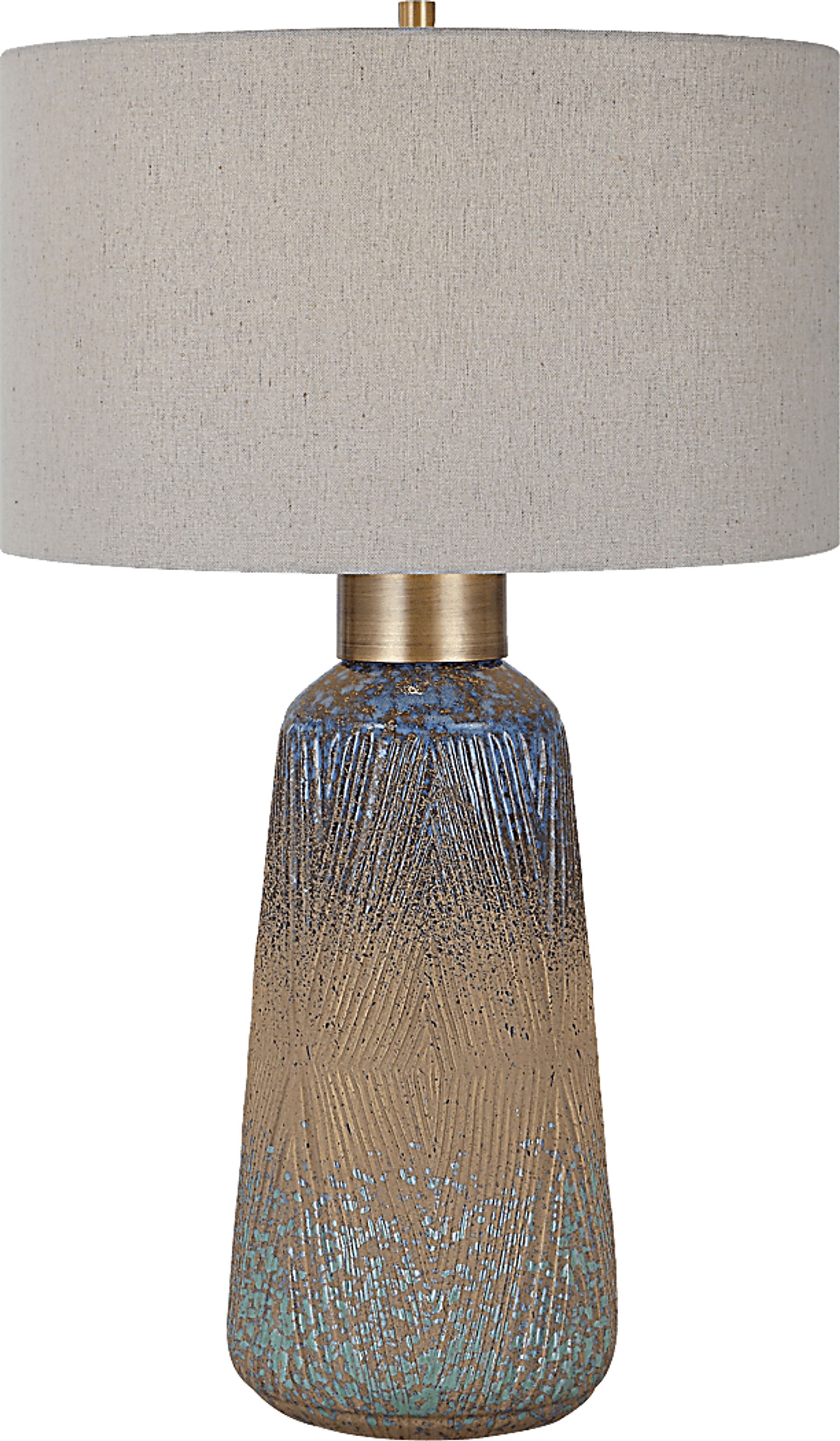 Silas Loop Blue Lamp - Image 1