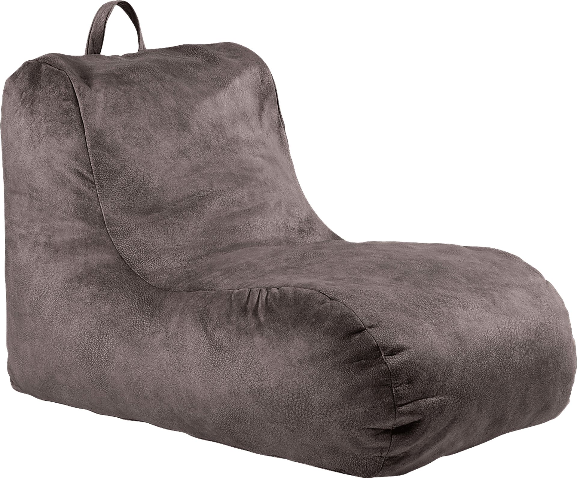 Kids Siler Gray Bean Bag Chair - Image 2