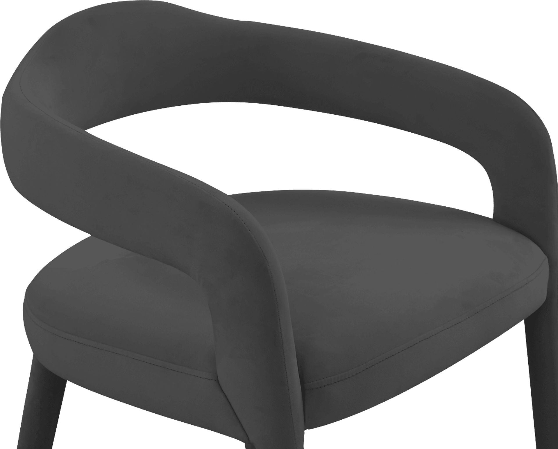 Siletz Black Arm Chair - Image 5