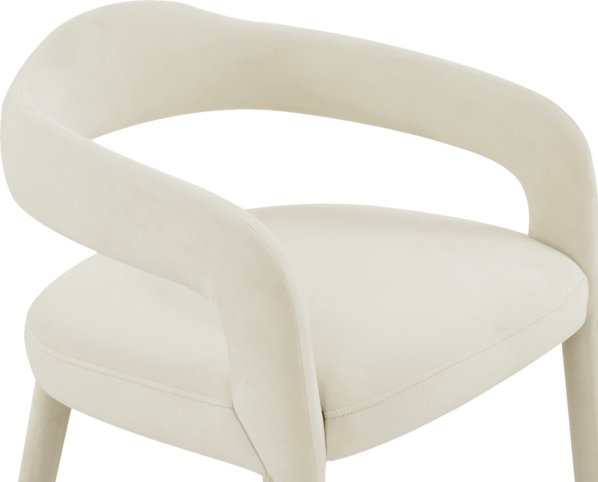 Siletz Cream Arm Chair - Image 4