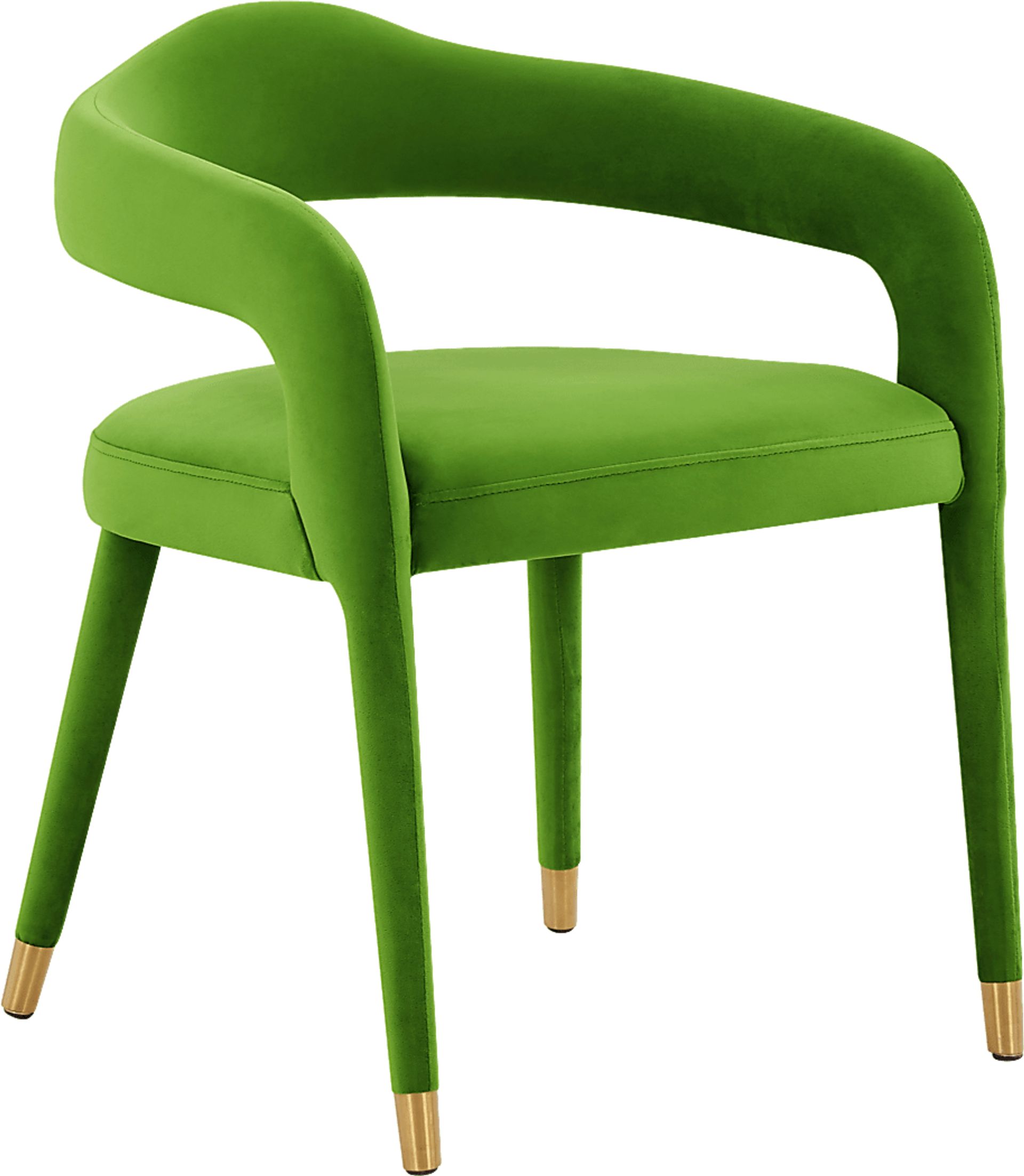 Siletz Green Arm Chair - Image 1