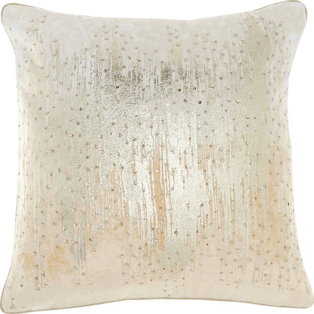 Silkhorn Beige Accent Pillow - Thumbnail - Image 1