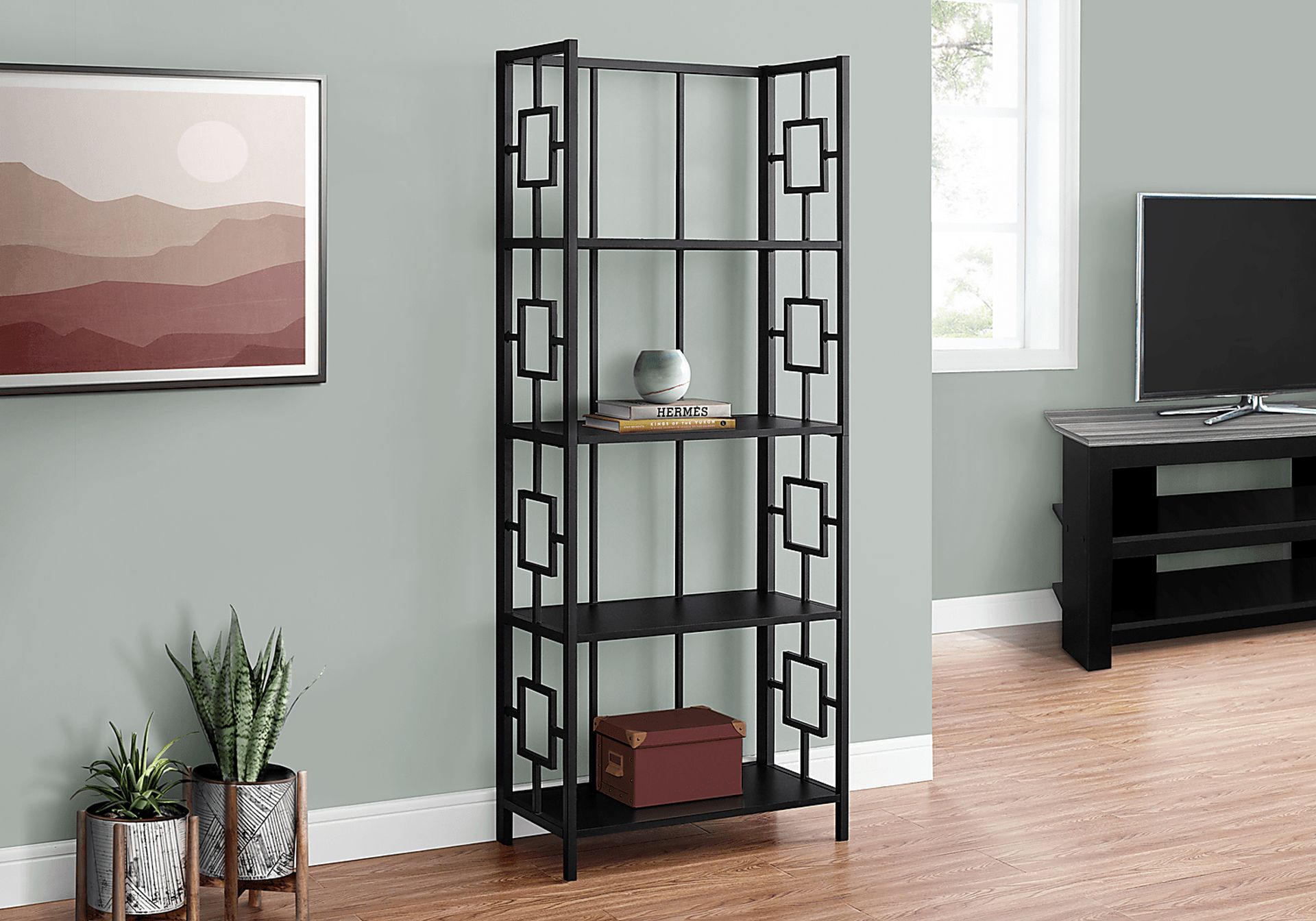 Silkriver Black Bookcase - Image 3