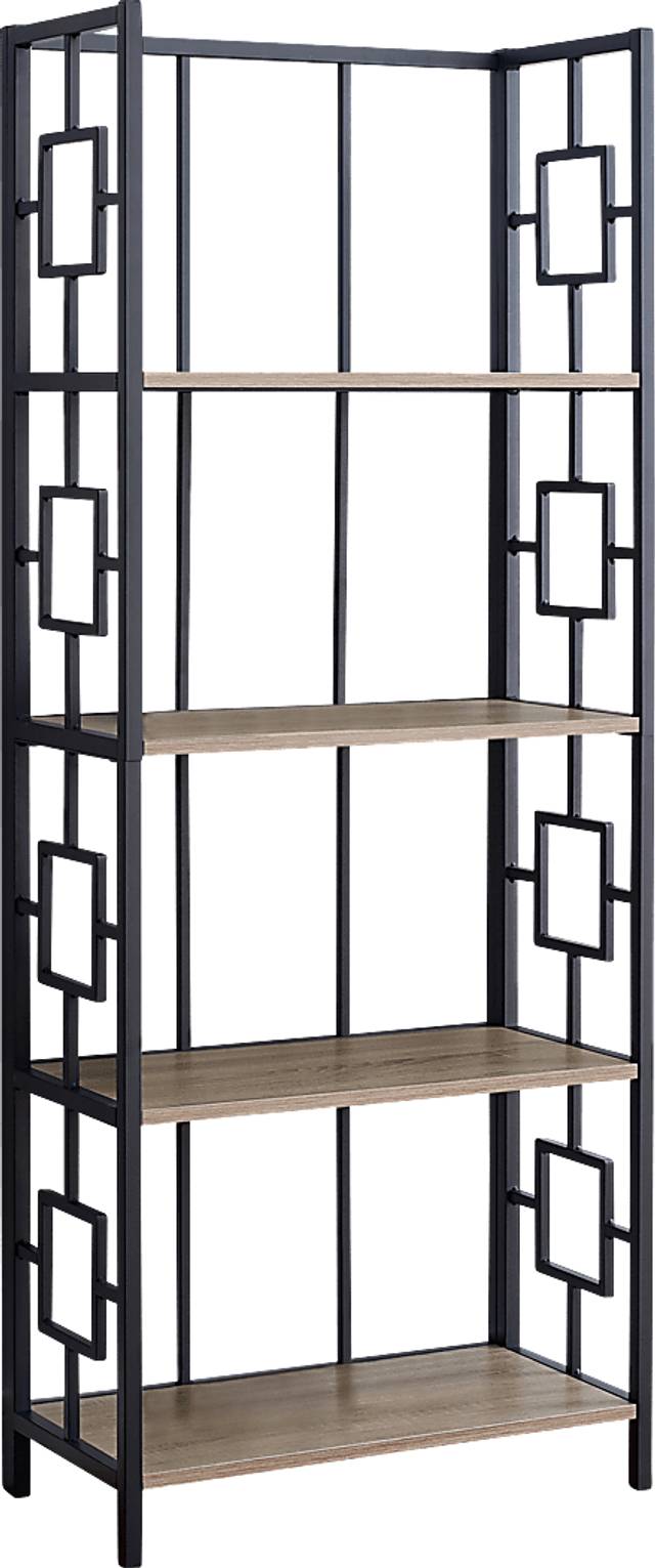 Silkriver Taupe Bookcase - Thumbnail - Image 1