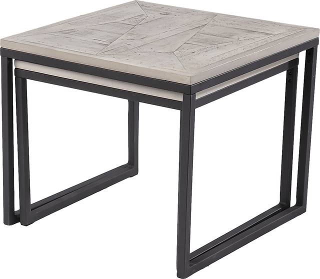 Silliman Gray Nesting Tables, Set of 2 - Thumbnail - Image 2