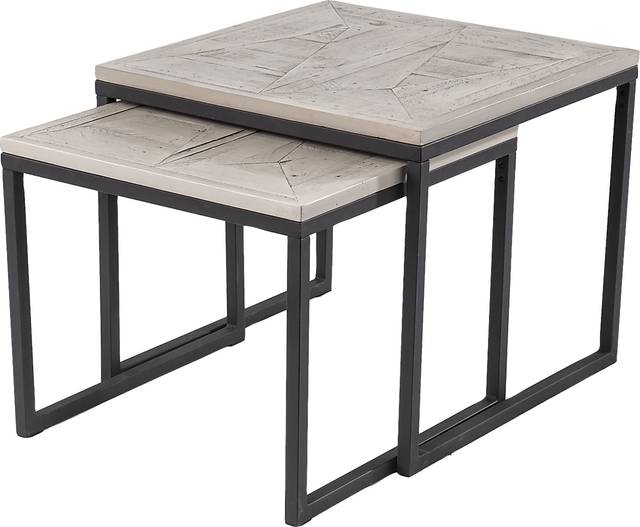 Silliman Gray Nesting Tables, Set of 2 - Thumbnail - Image 3