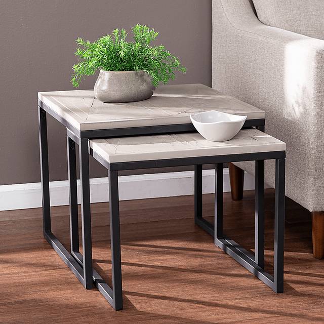 Silliman Gray Nesting Tables, Set of 2 - Thumbnail - Image 4