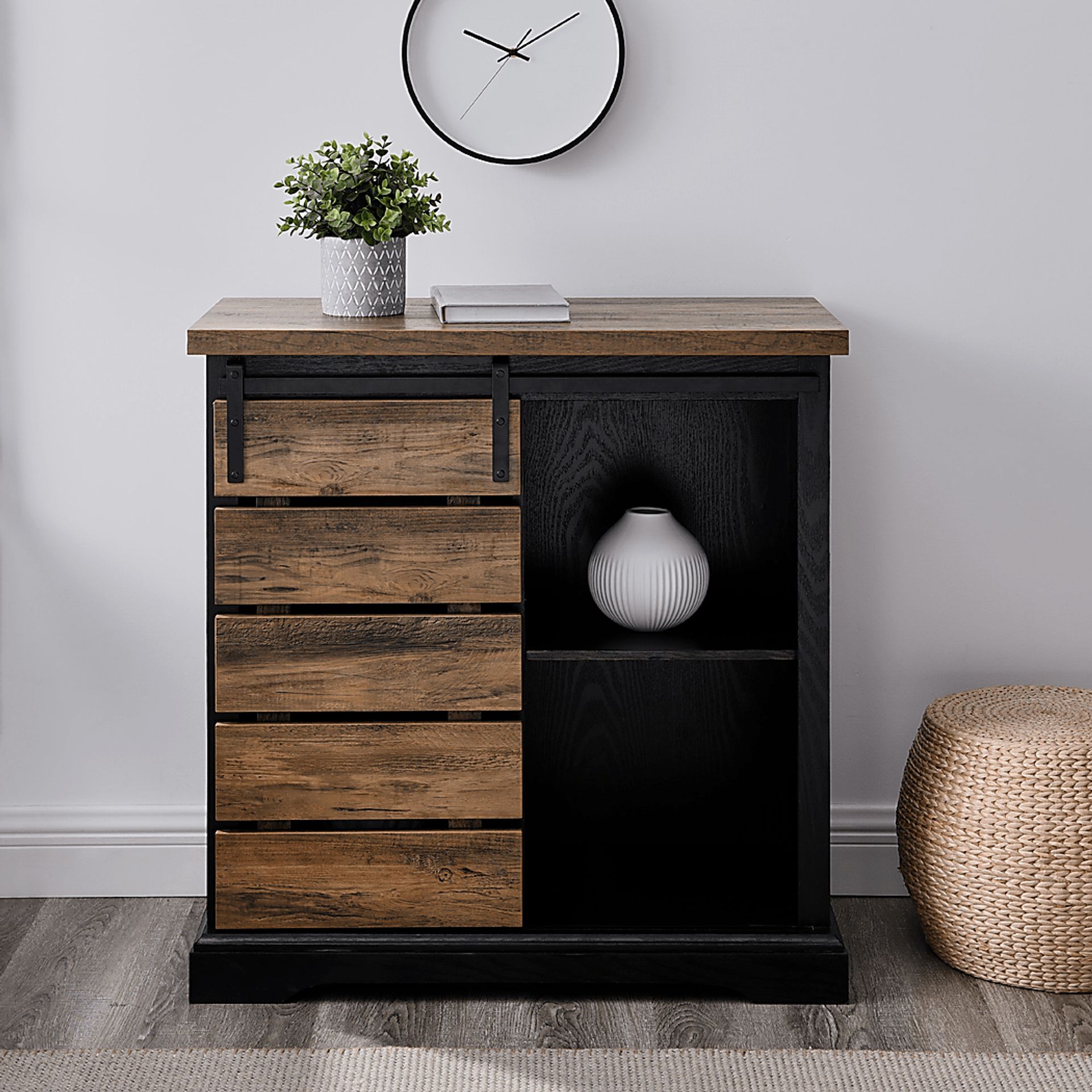 Silvaire Barnwood Accent Cabinet - Image 5