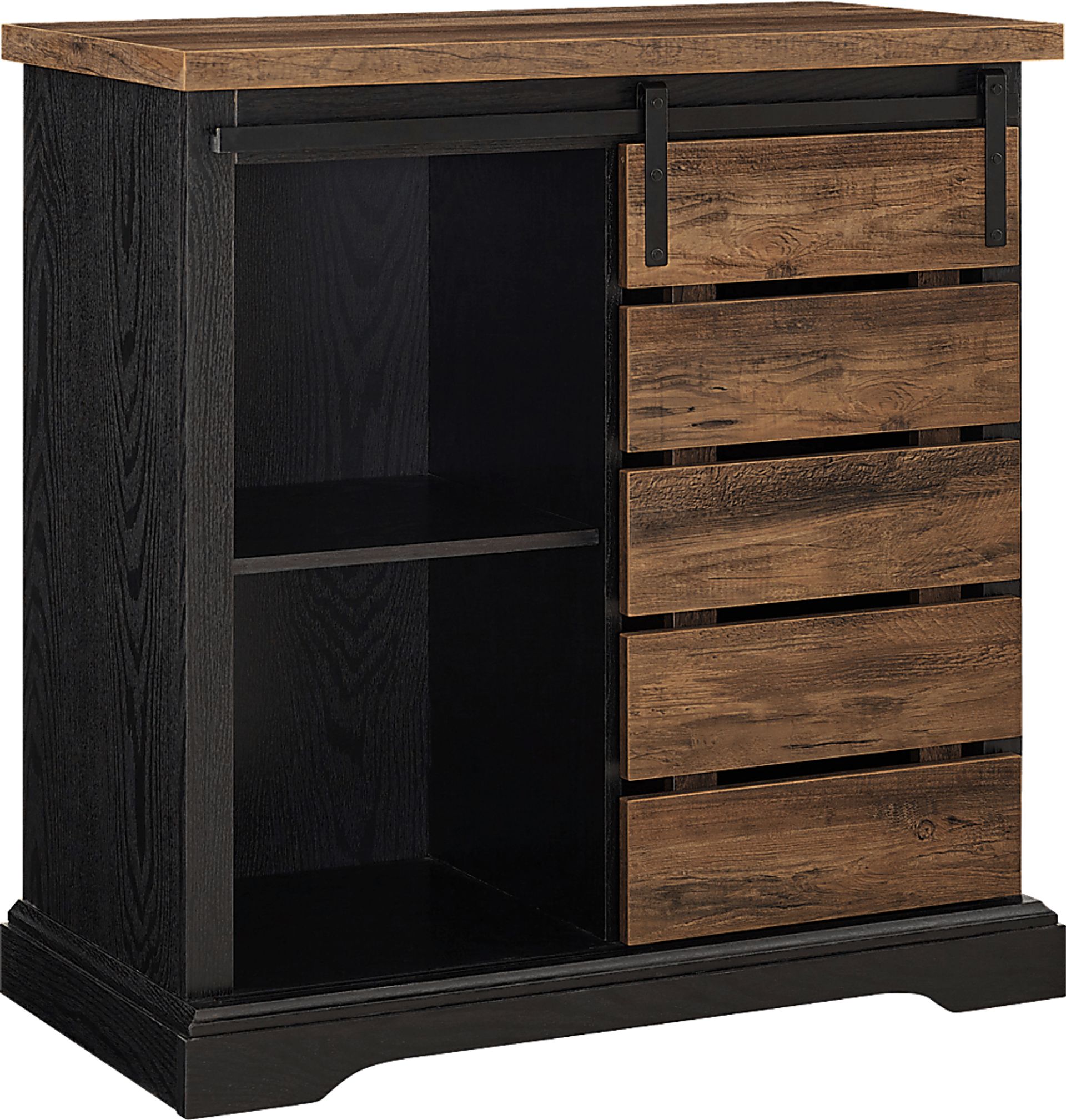 Silvaire Barnwood Accent Cabinet - Image 1