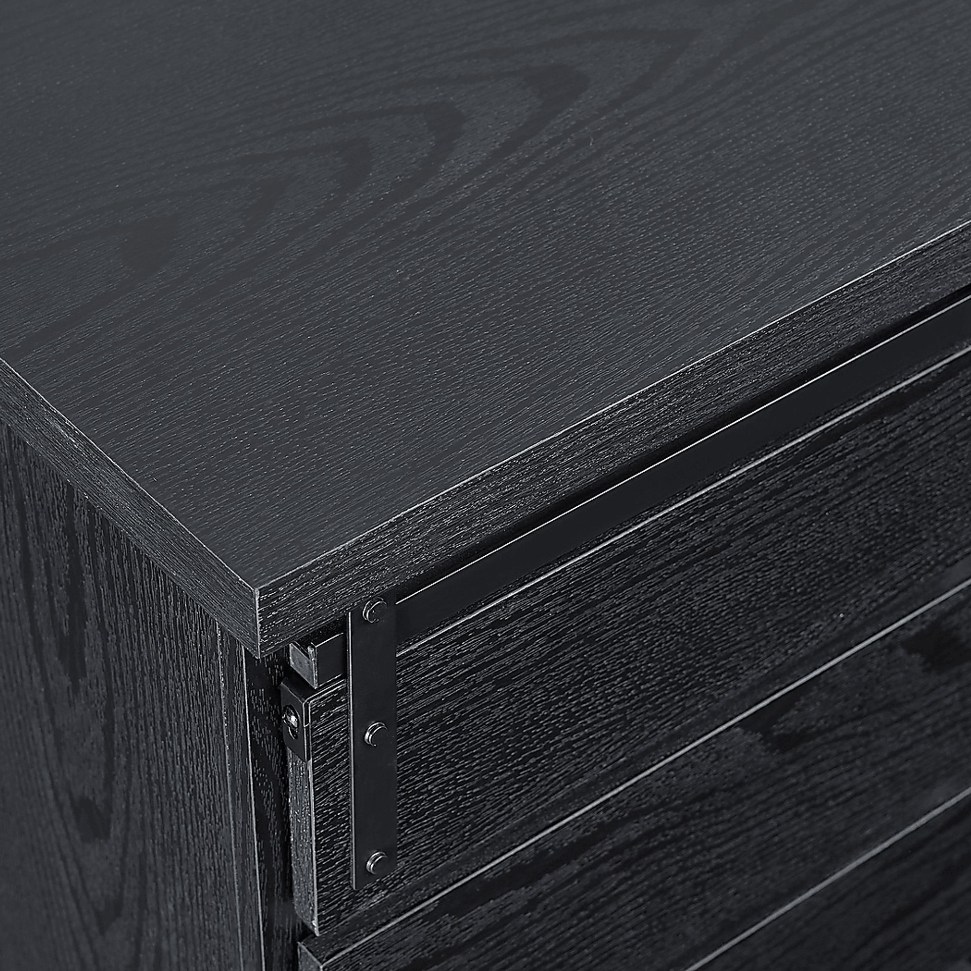 Silvaire Black Accent Cabinet - Image 3