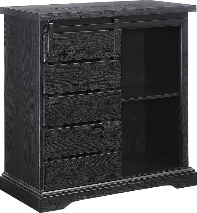 Silvaire Black Accent Cabinet - Thumbnail - Image 1