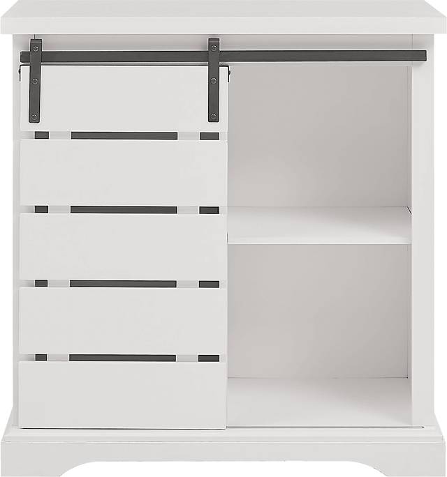 Silvaire White Accent Cabinet - Thumbnail - Image 2