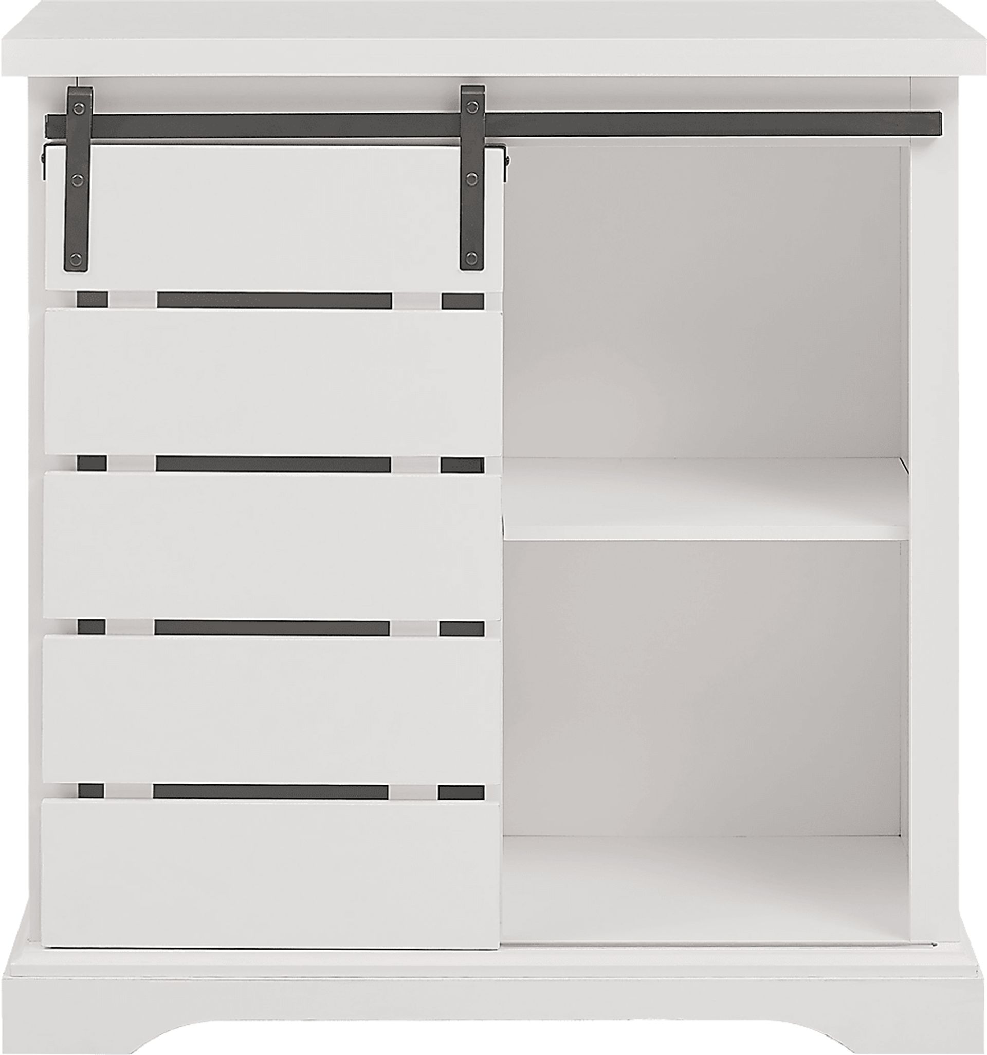 Silvaire White Accent Cabinet - Image 2