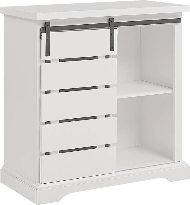 Silvaire White Accent Cabinet - Thumbnail - Image 1