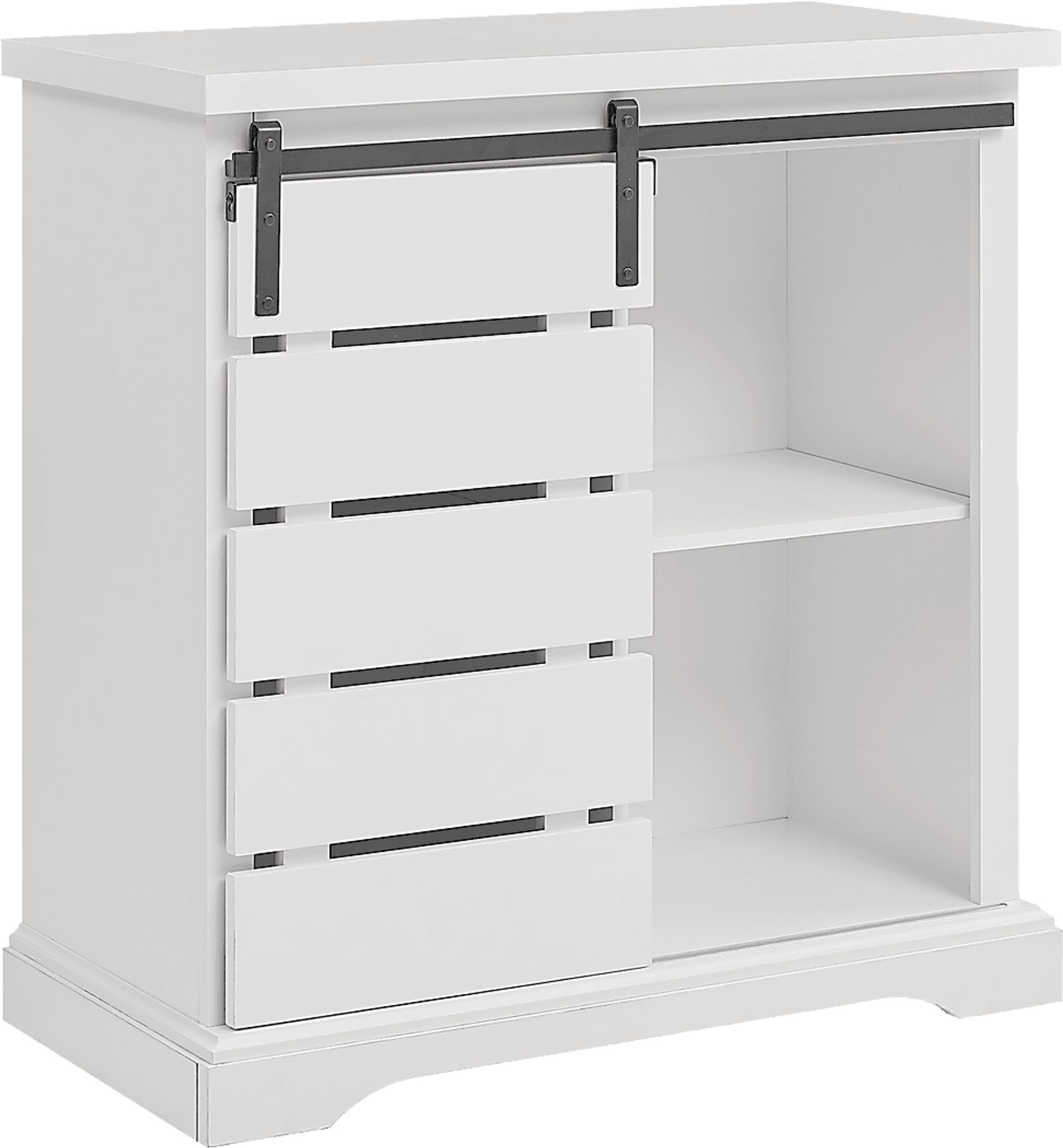 Silvaire White Accent Cabinet - Image 1