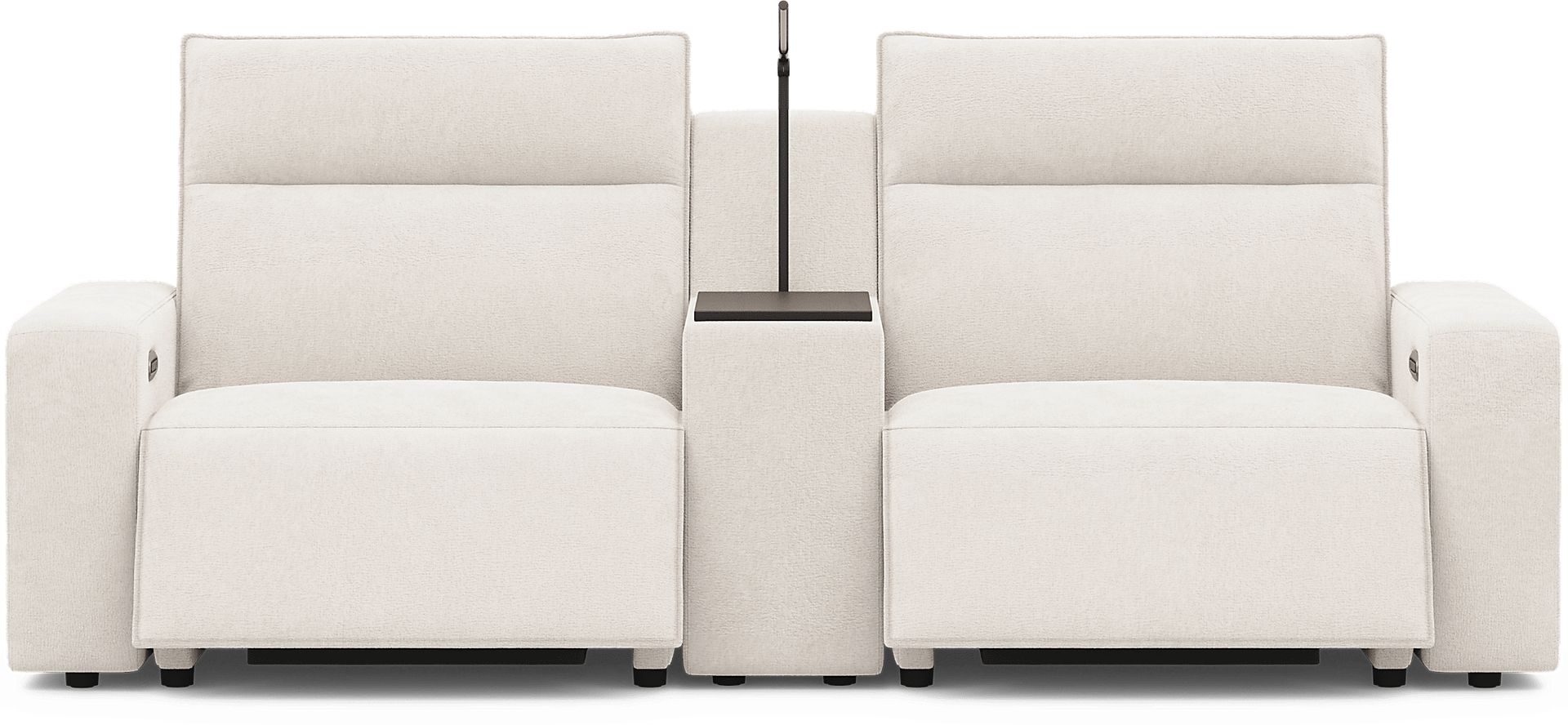 Silver 3 Pc Dual Power Reclining ModularTwo - Image 1