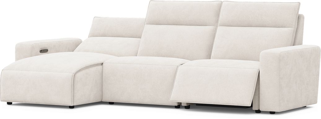 Silver 3 Pc Dual Power Reclining ModularTwo