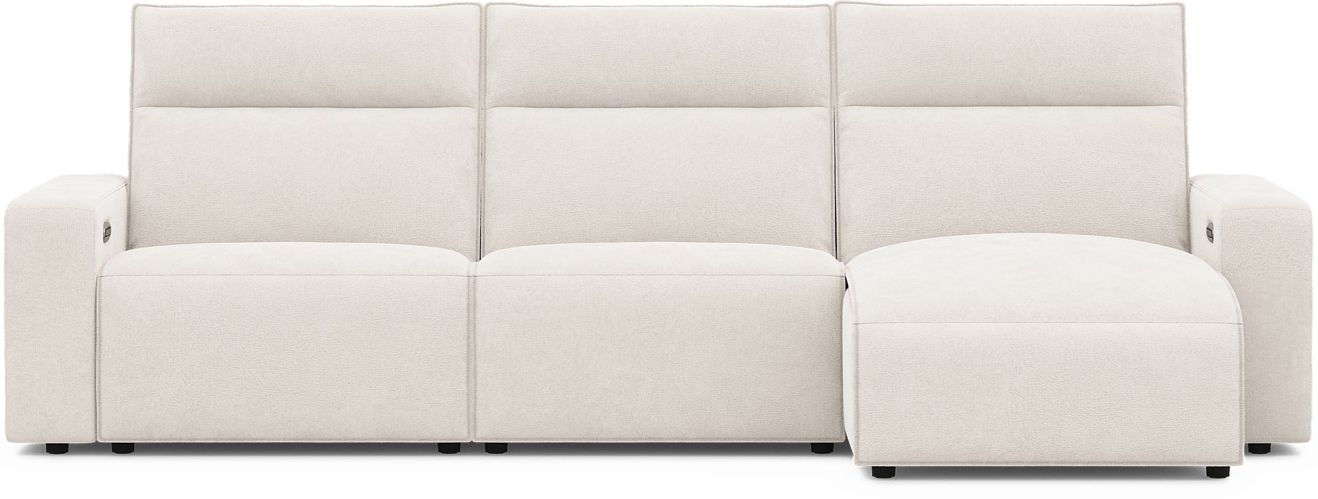 Silver 3 Pc Dual Power Reclining ModularTwo - Image 2