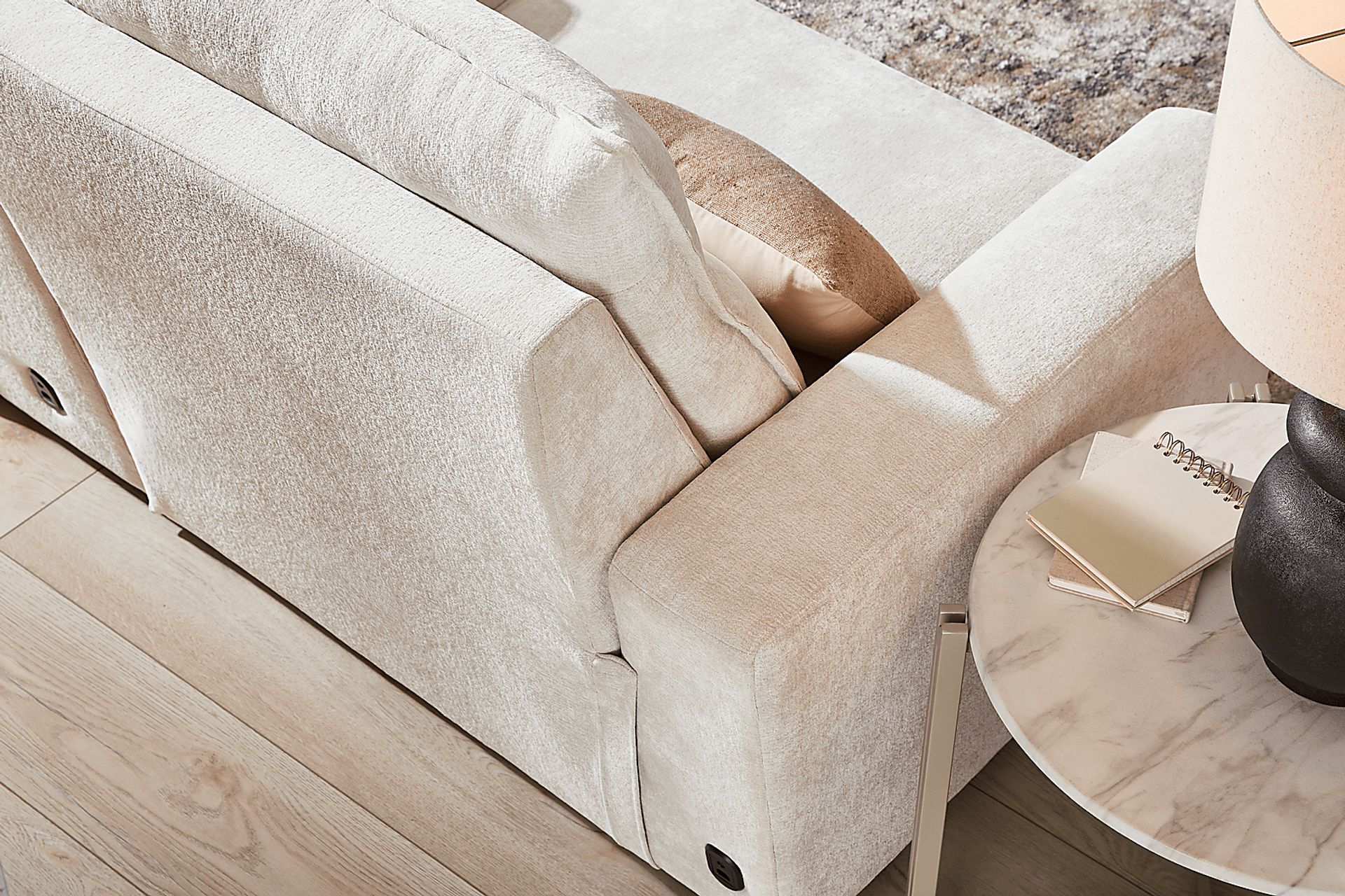 Silver 3 Pc Dual Power Reclining ModularTwo - Image 7