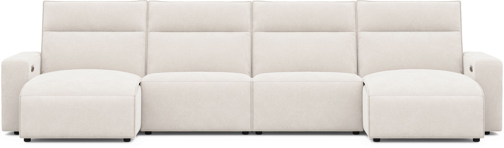 Silver 4 Pc Dual Power Reclining ModularTwo - Image 3