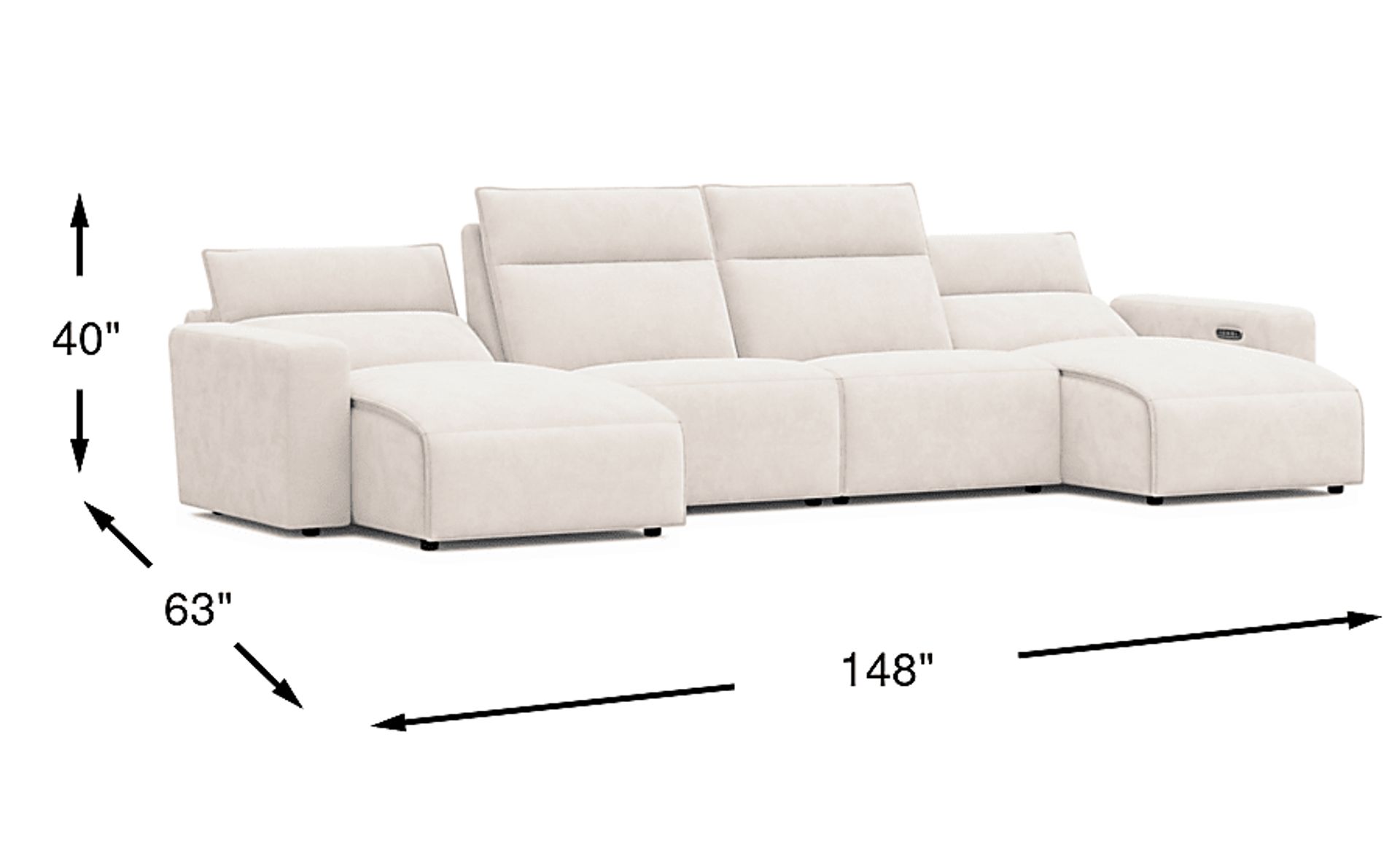 Dimension Image. Please refer to the Dimension Tab on this page for dimension details.