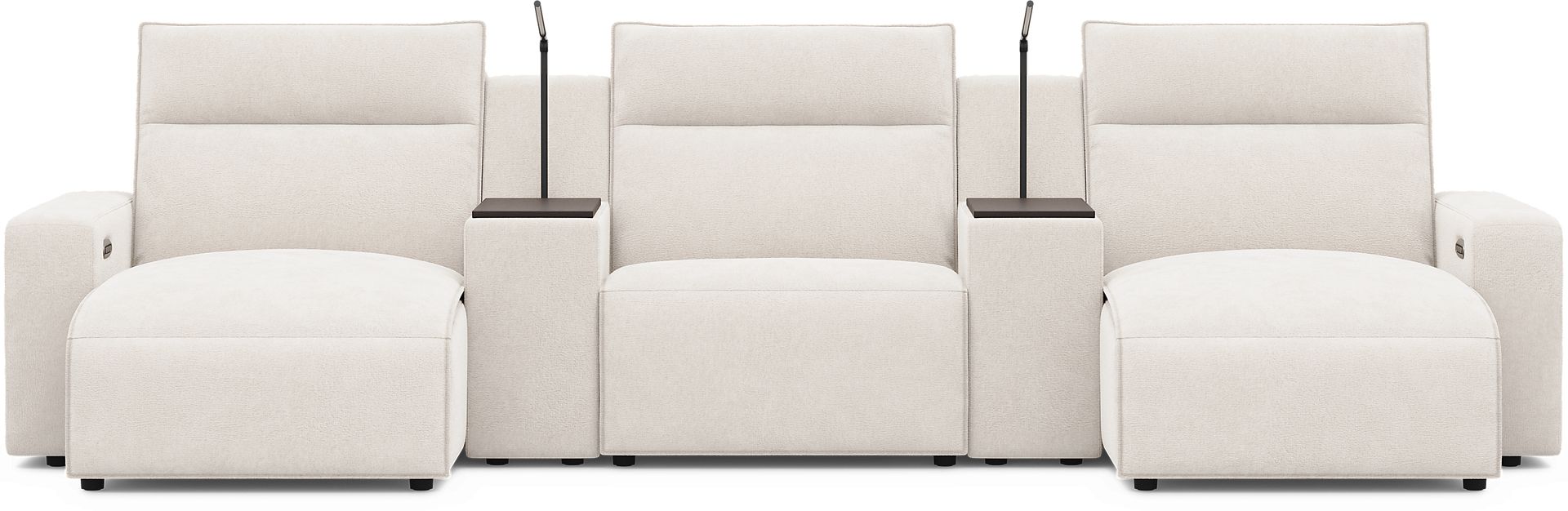 Silver 5 Pc Dual Power Reclining ModularTwo - Image 3