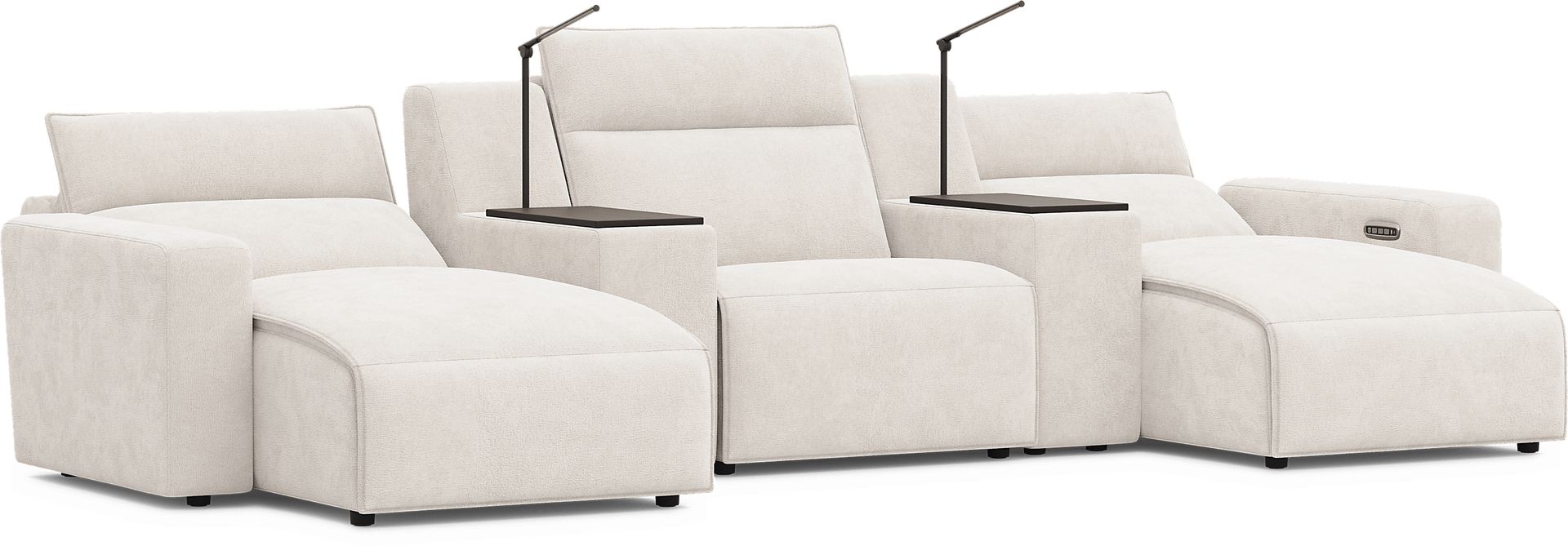 Silver 5 Pc Dual Power Reclining ModularTwo - Image 1