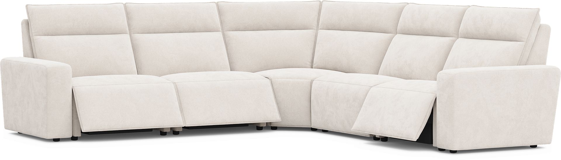Silver 5 Pc Dual Power Reclining ModularTwo - Image 1