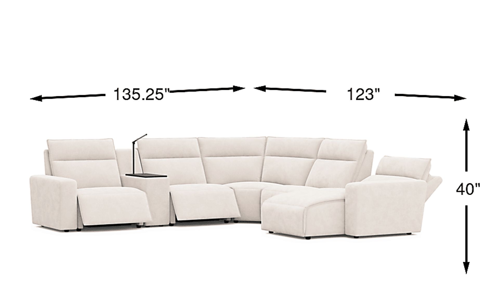 Dimension Image. Please refer to the Dimension Tab on this page for dimension details.