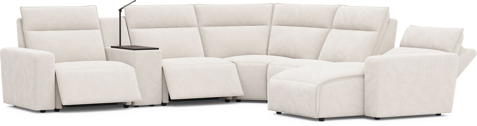 Silver 6 Pc Dual Power Reclining ModularTwo - Image 1