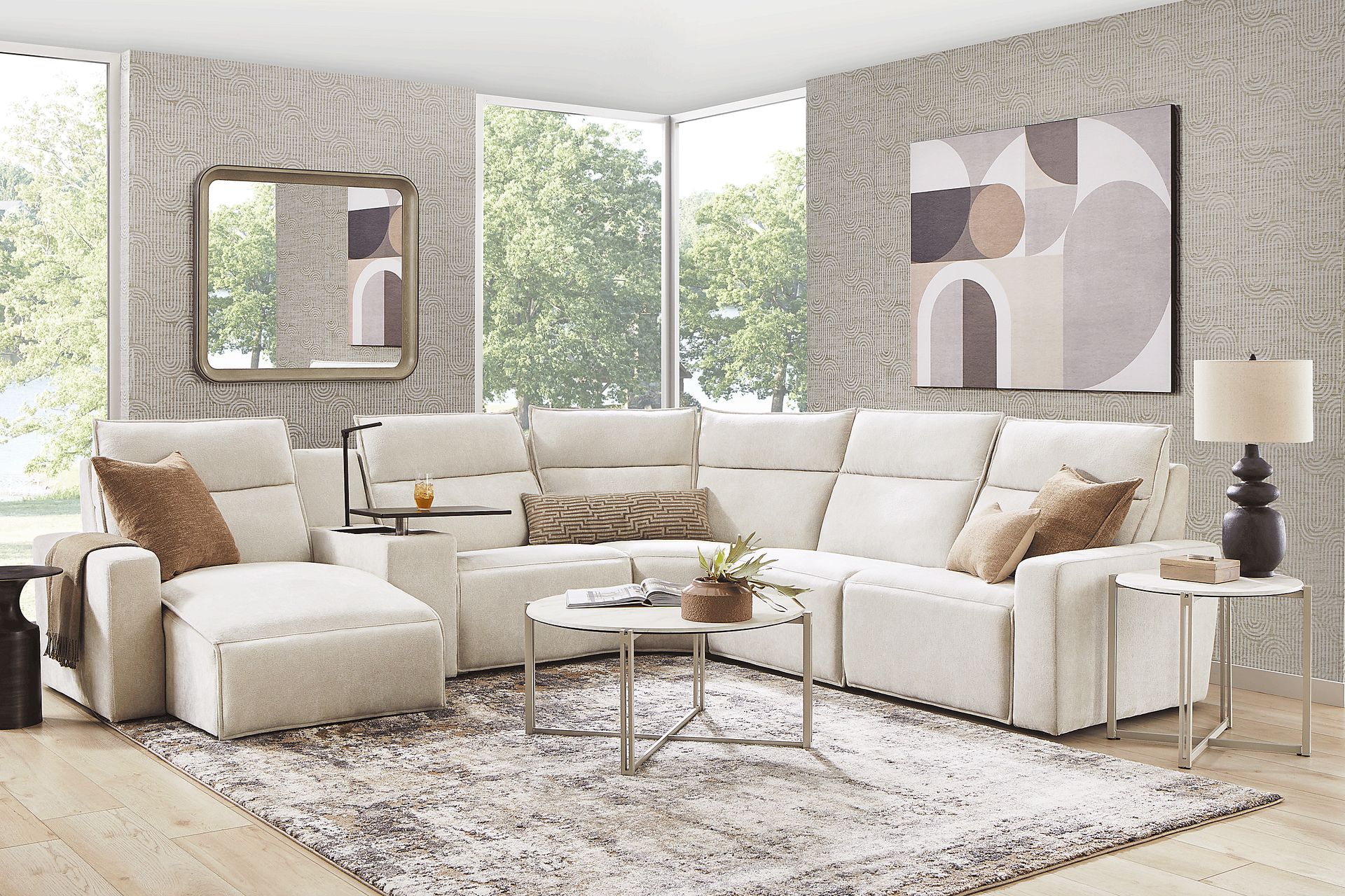 Silver 6 Pc Dual Power Reclining ModularTwo - Image 3