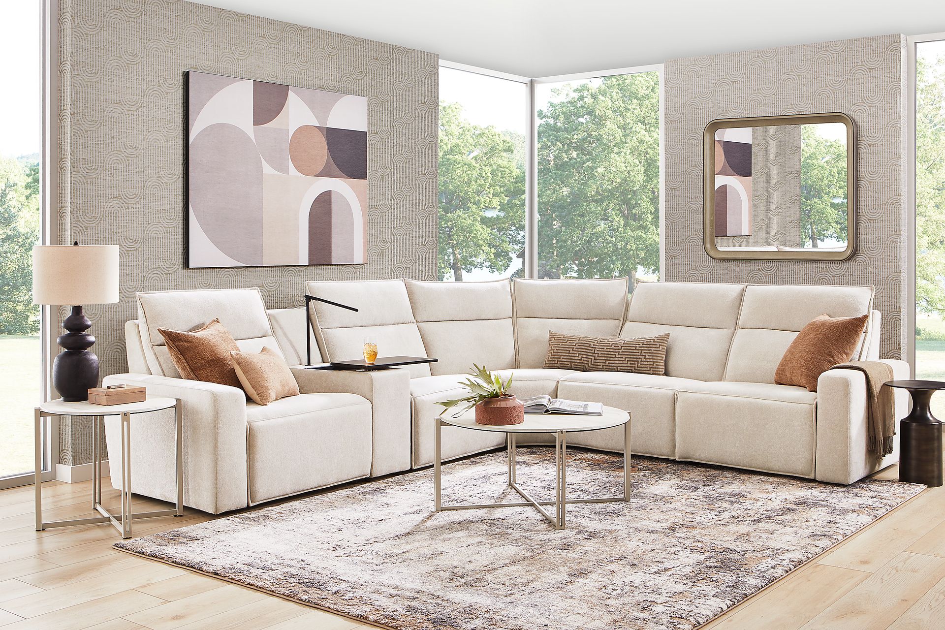 Silver 6 Pc Dual Power Reclining ModularTwo - Image 3