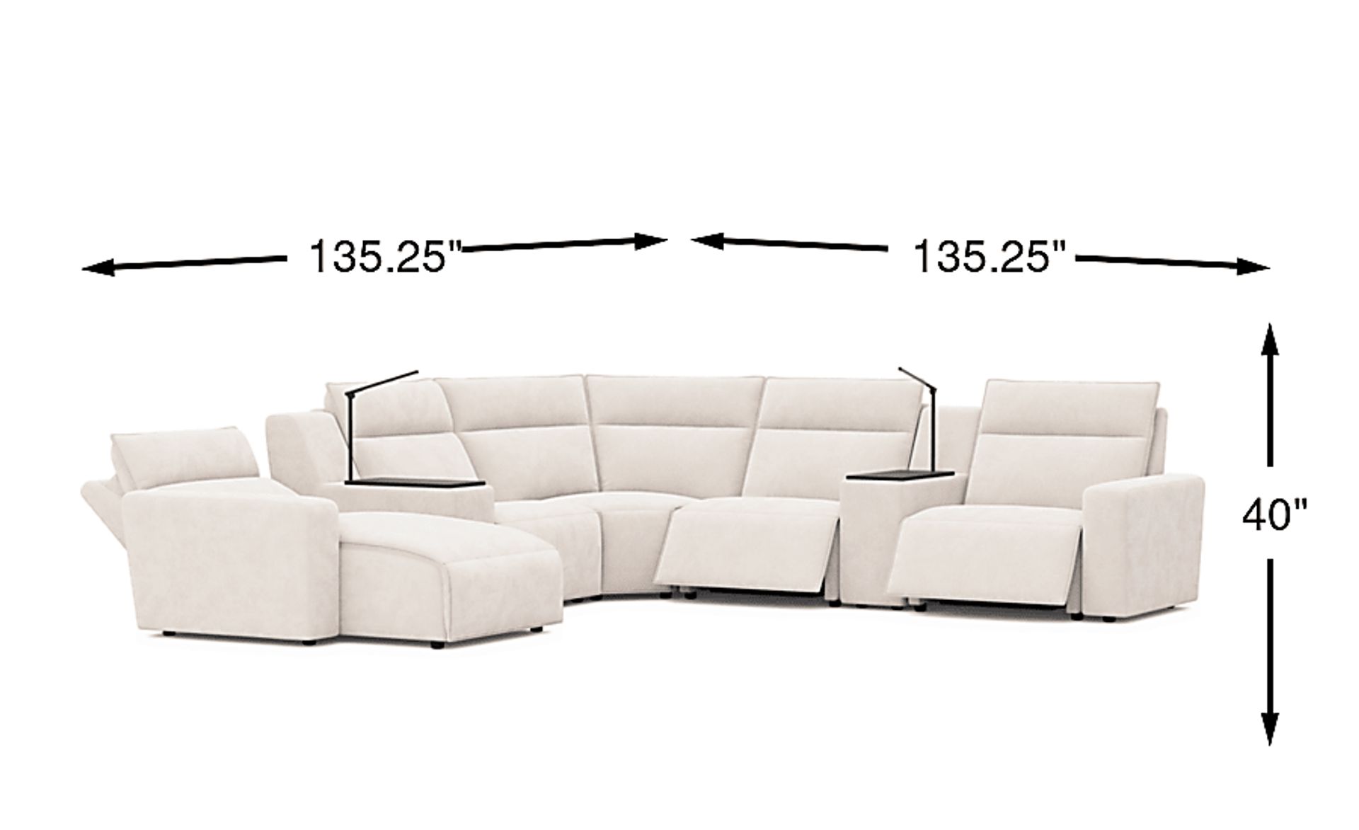 Dimension Image. Please refer to the Dimension Tab on this page for dimension details.