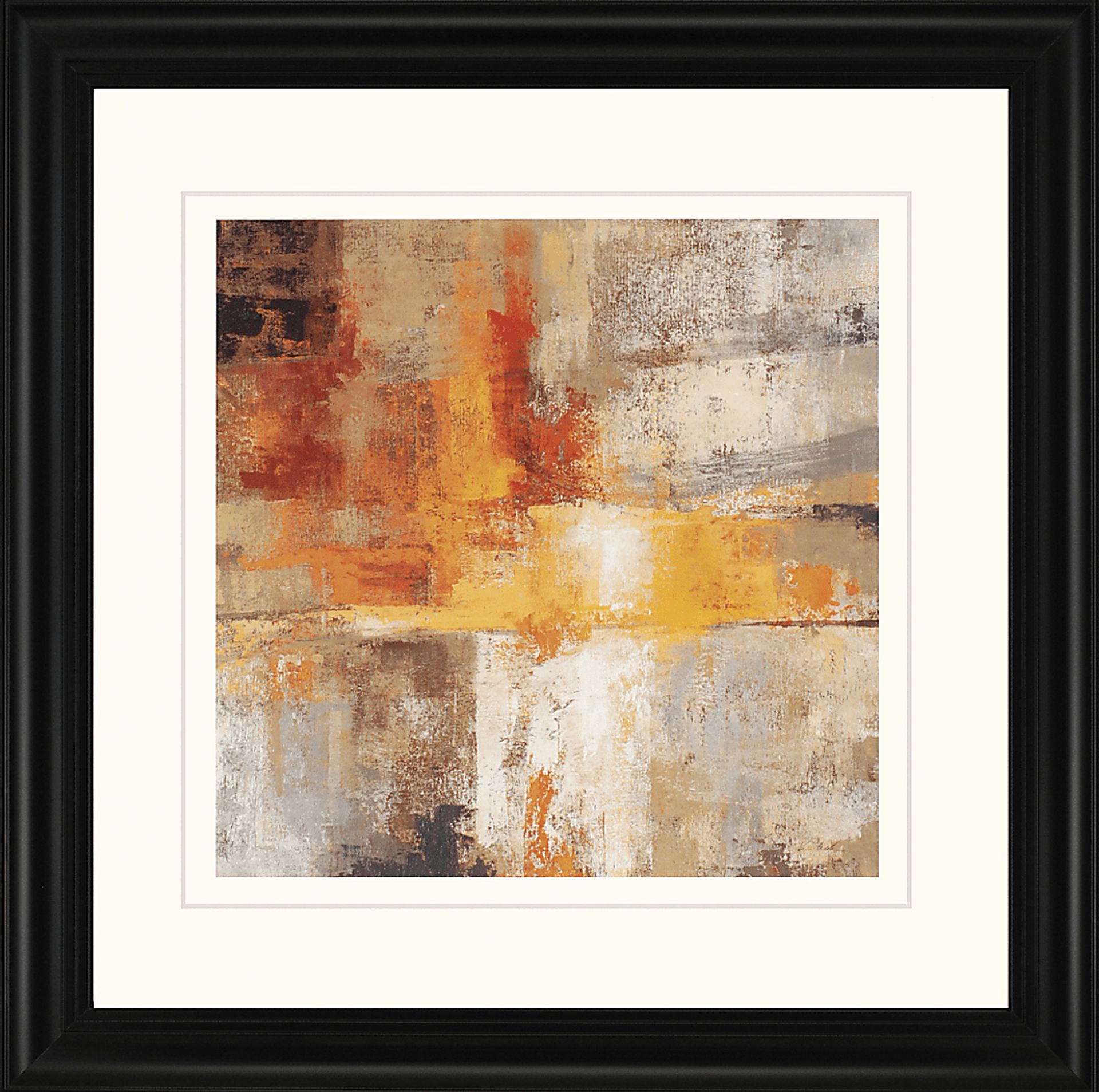 Silver and Amber Artwork - Image 1