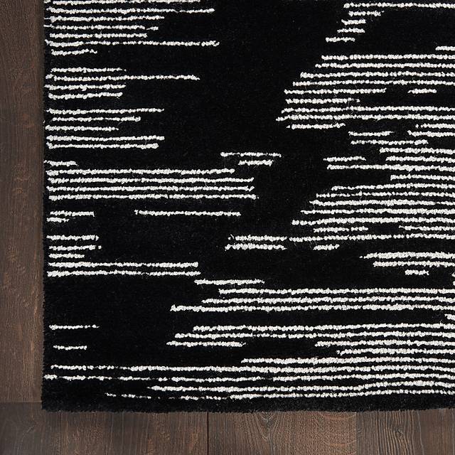 Silver Falls Black 7'9" x 9'9" Rug - Thumbnail - Image 5
