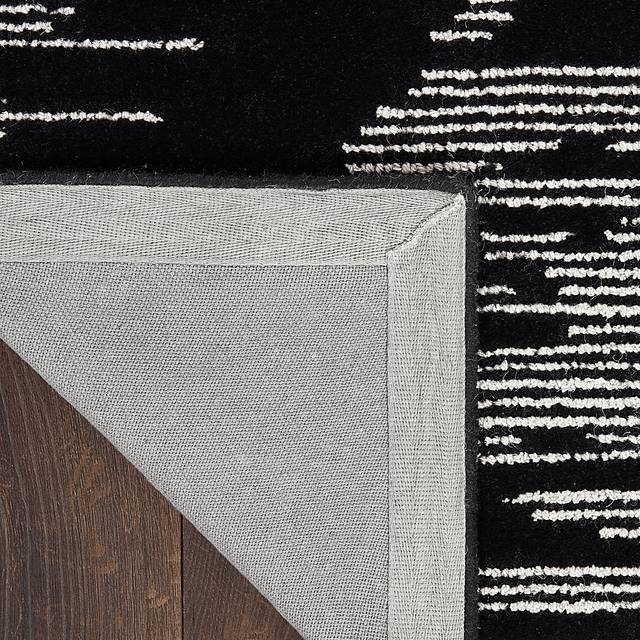 Silver Falls Black 7'9" x 9'9" Rug - Thumbnail - Image 6