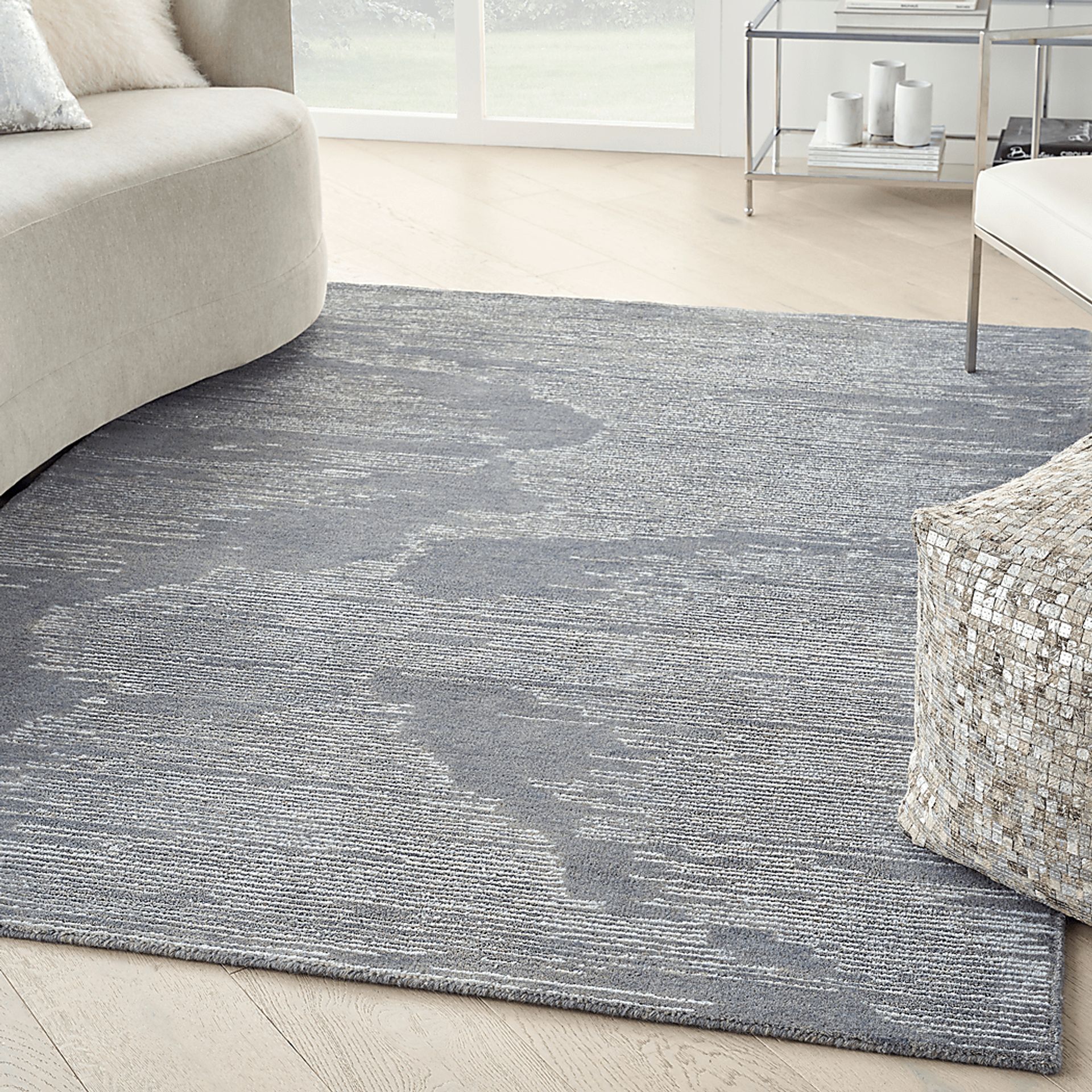 Silver Falls Blue 7'9" x 9'9" Rug - Image 2