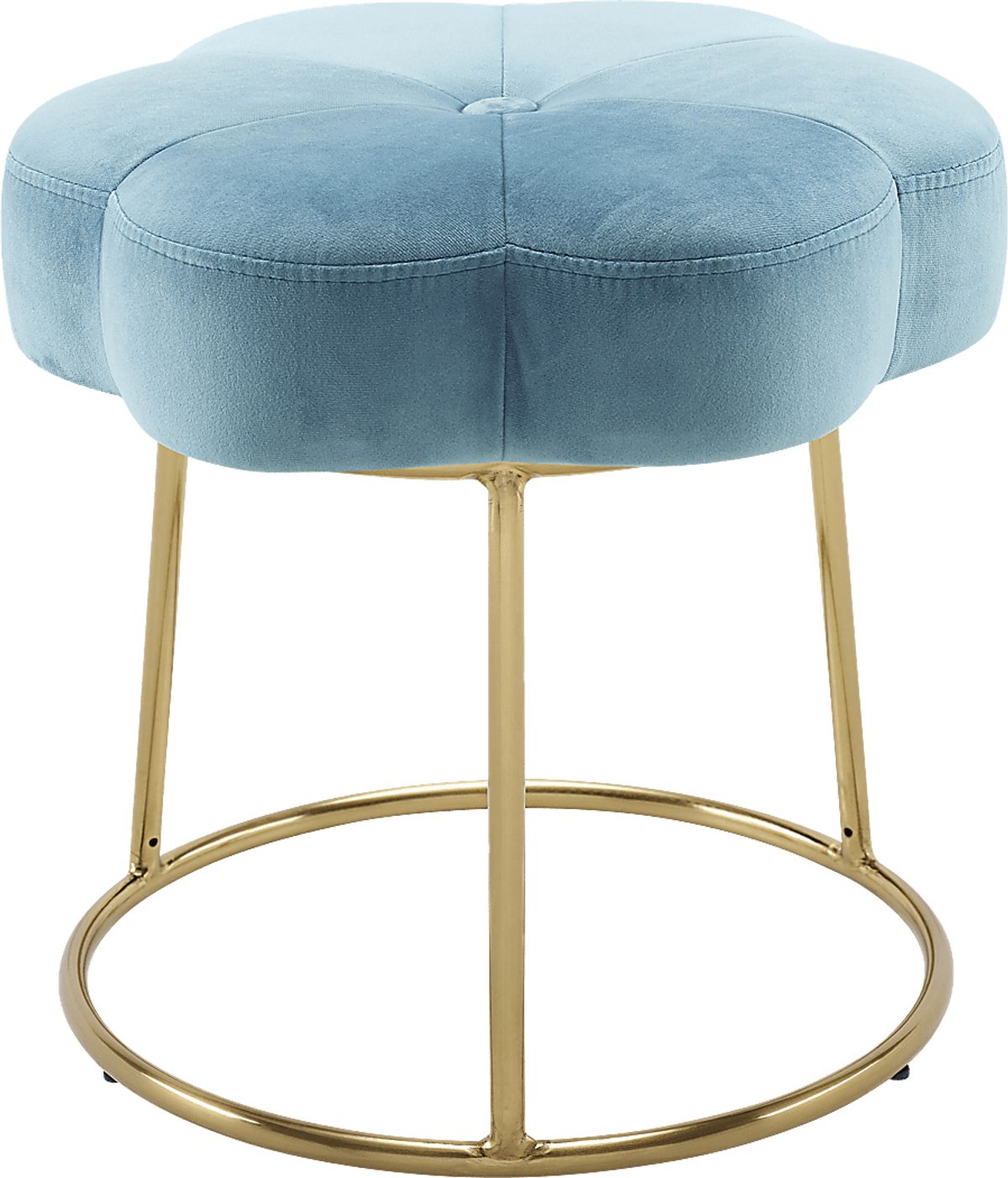 Silver Lane Blue Colors Vanity Stool | Rooms to Go